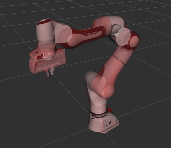 Official Franka FR3 collision mesh